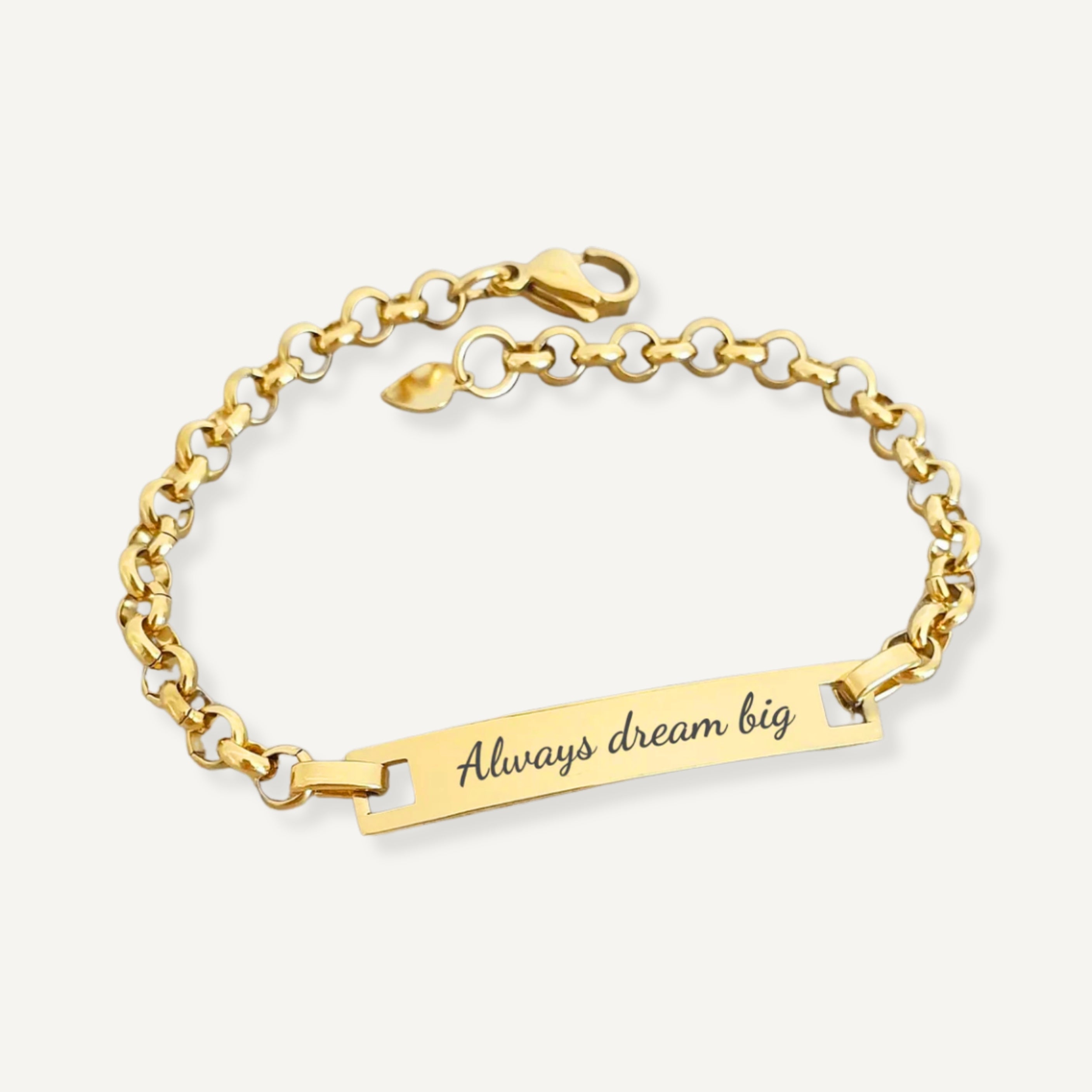 PERSONALISED ID BRACELET (READY IN DAYS) – Grace The Brand