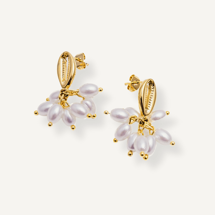 MYKONOS PEARL EARRINGS