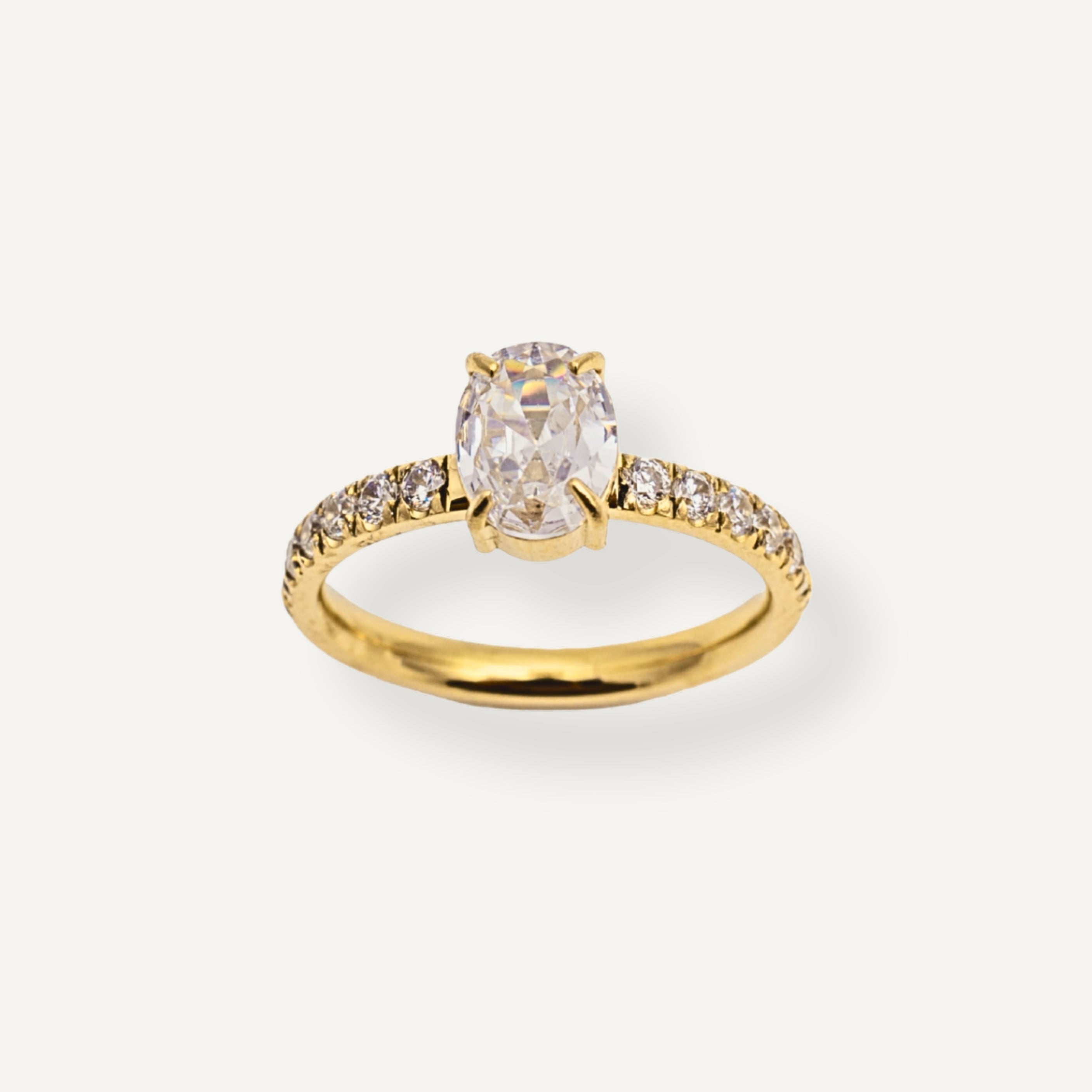 0,5CT AAA-GRADE CUBIC ZIRCONIA RING