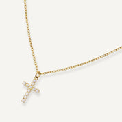 GRACE CZ CROSS NECKLACE