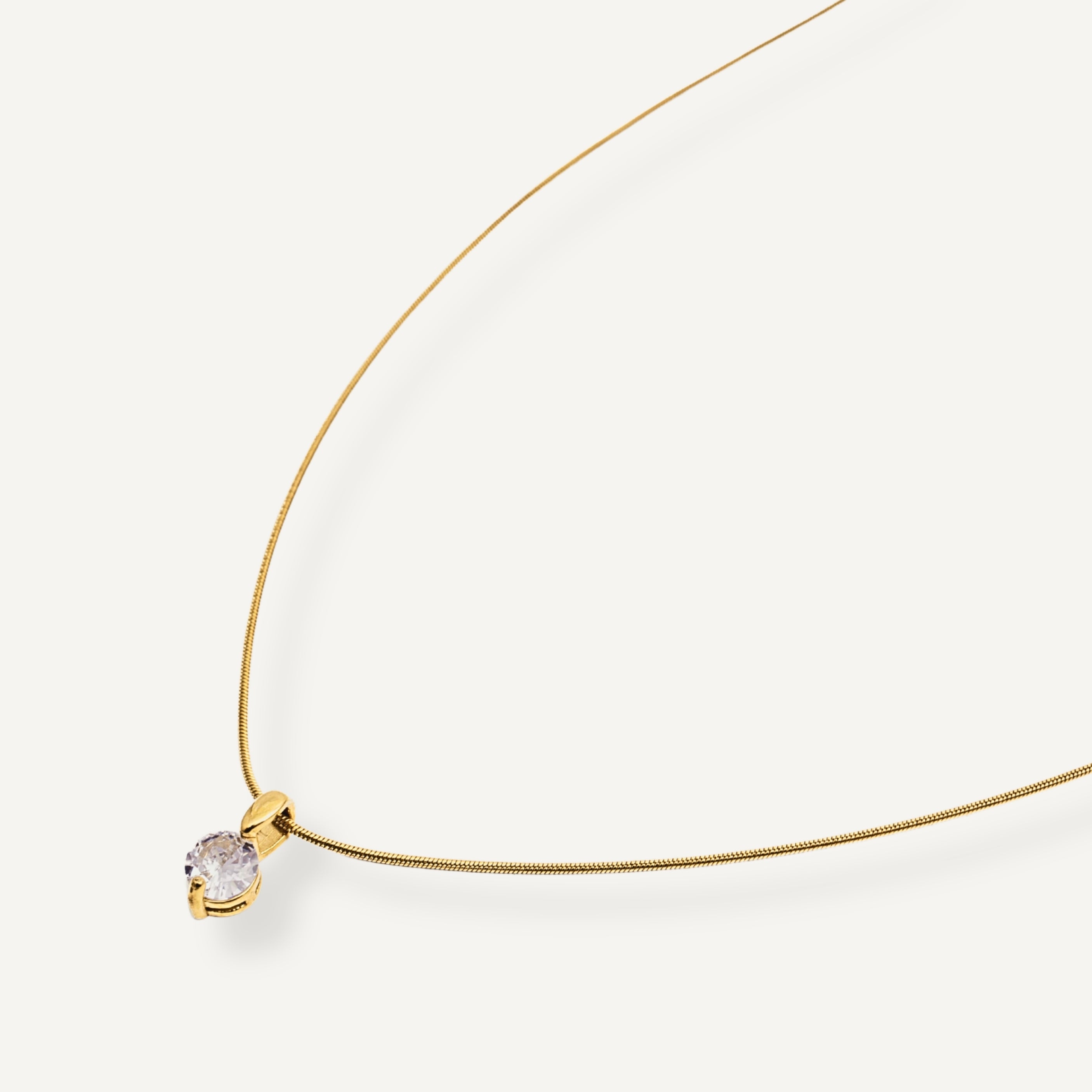 MEREILLE CZ STONE NECKLACE