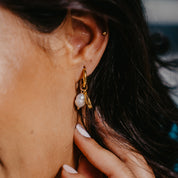 MARINA DANGLE HOOPS