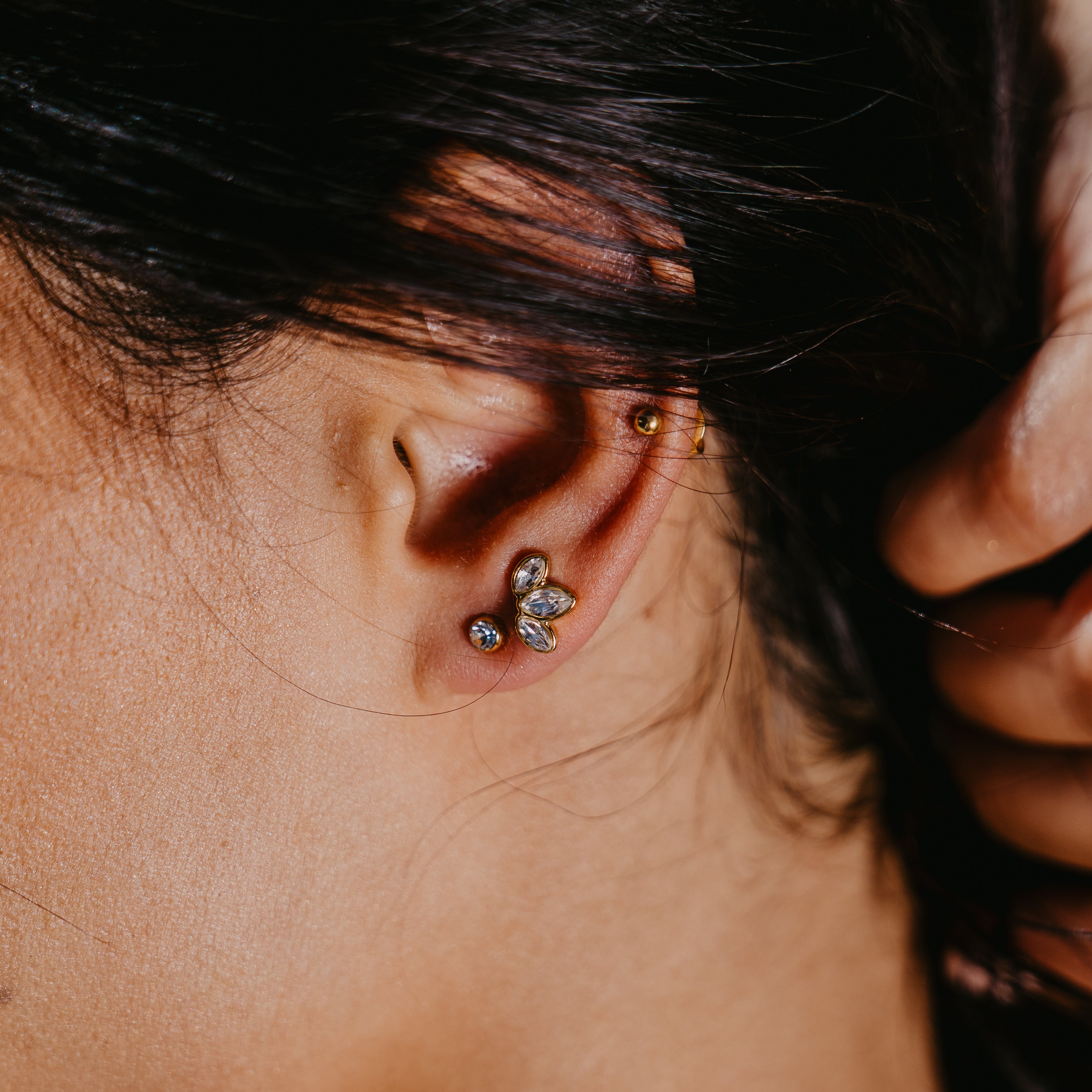 GOLDEN HOUR EARRING STACK