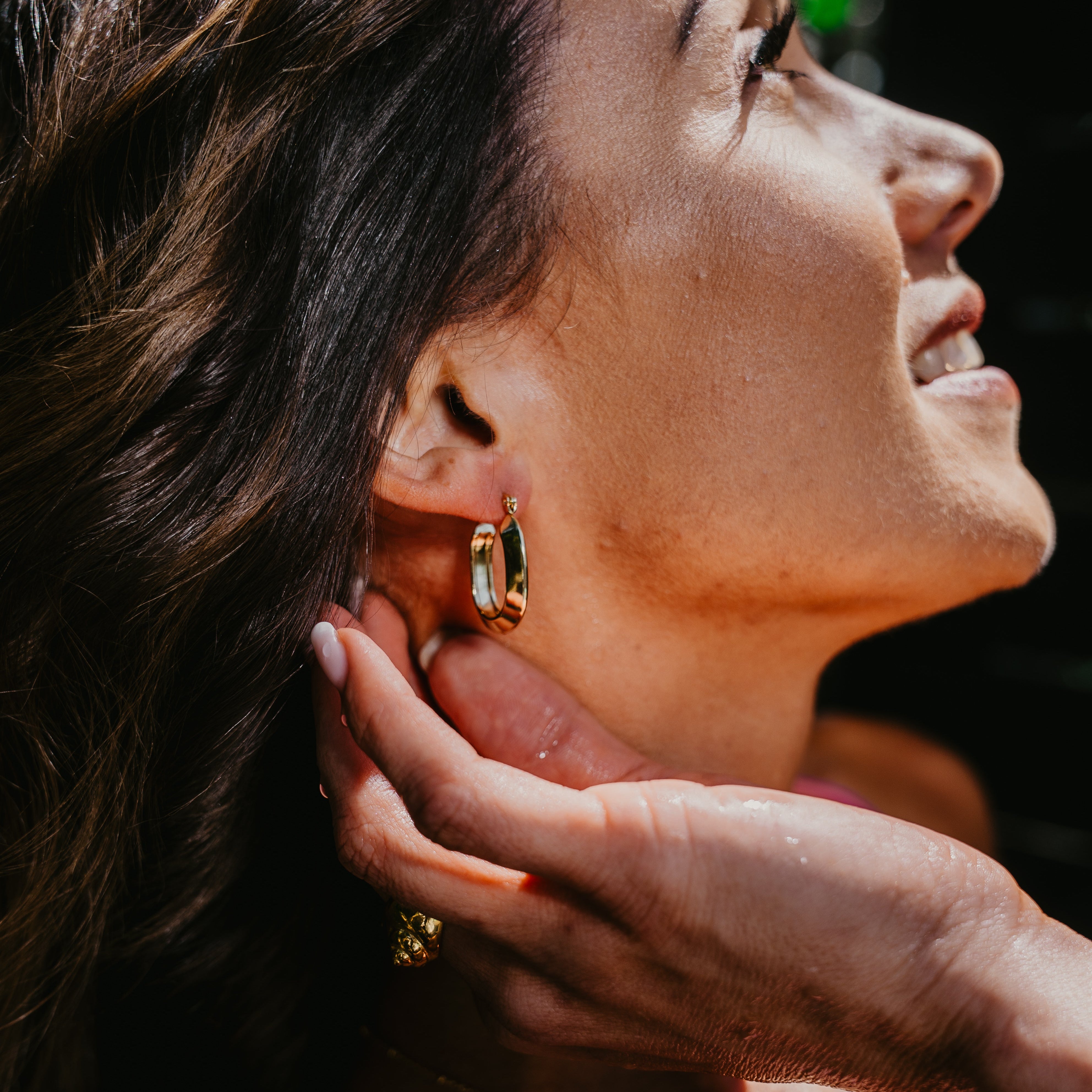 SEVILLE GOLD HOOPS