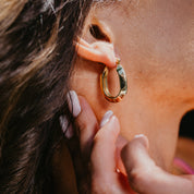 SEVILLE GOLD HOOPS