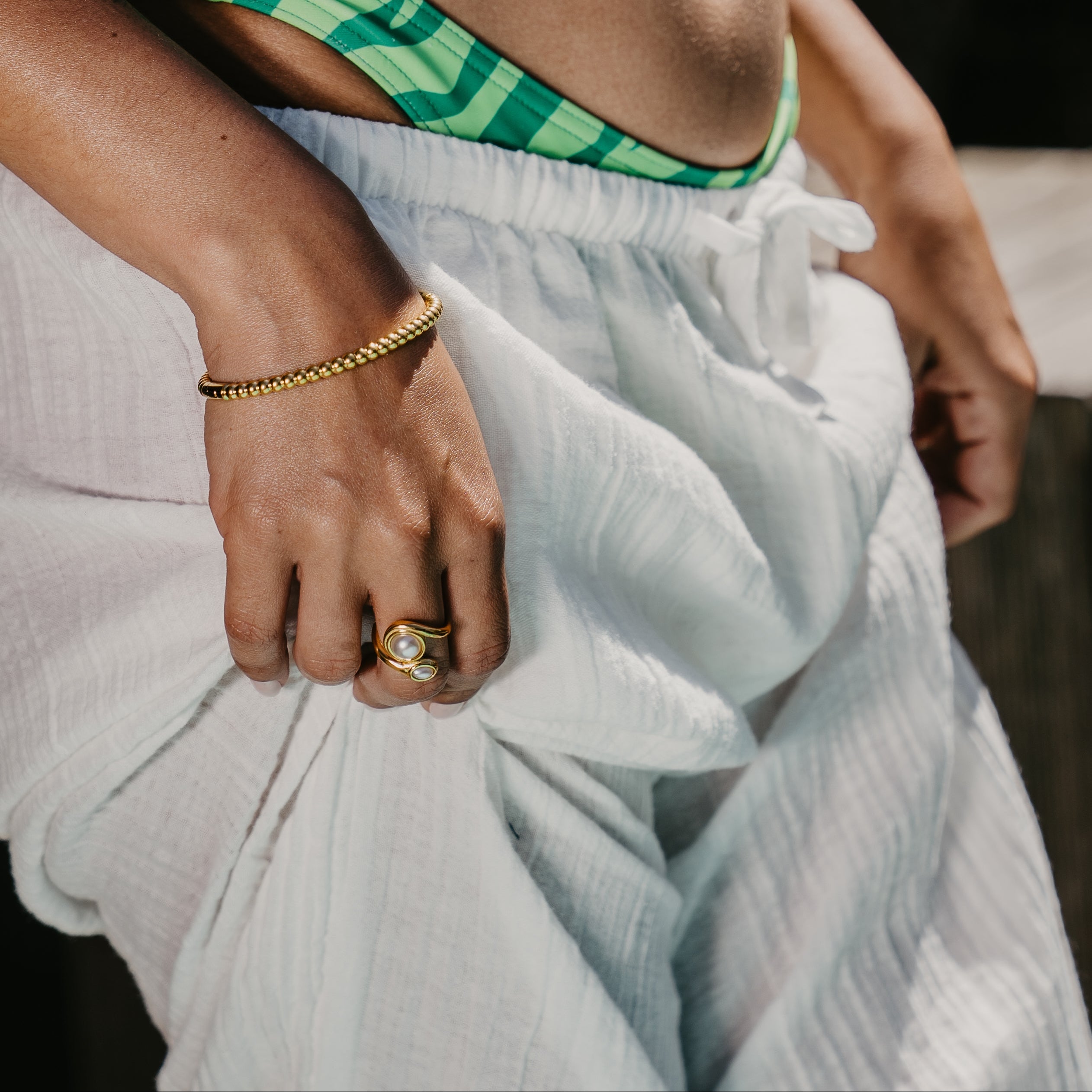 PORTO GOLD BANGLE