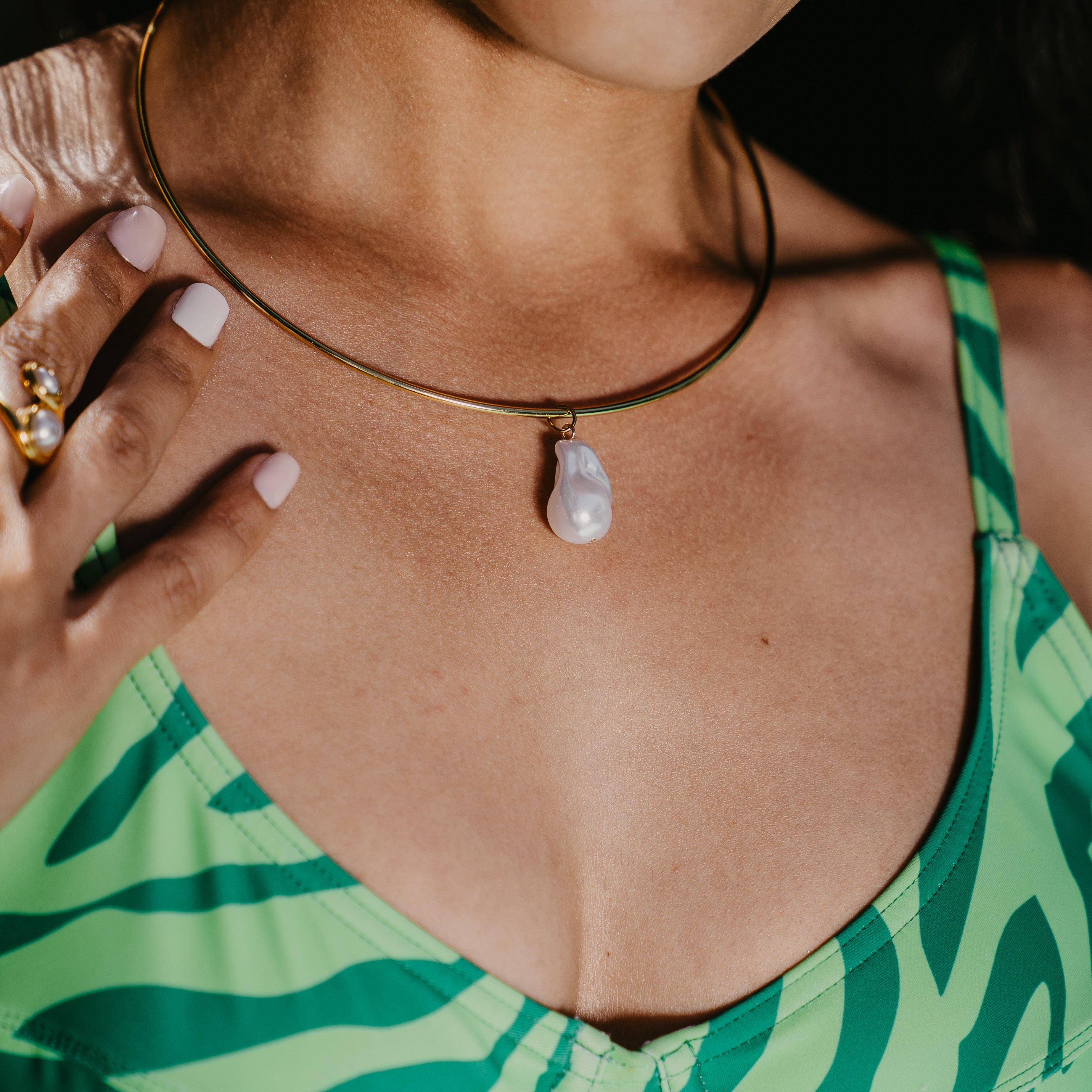MYKONOS PEARL NECKLACE