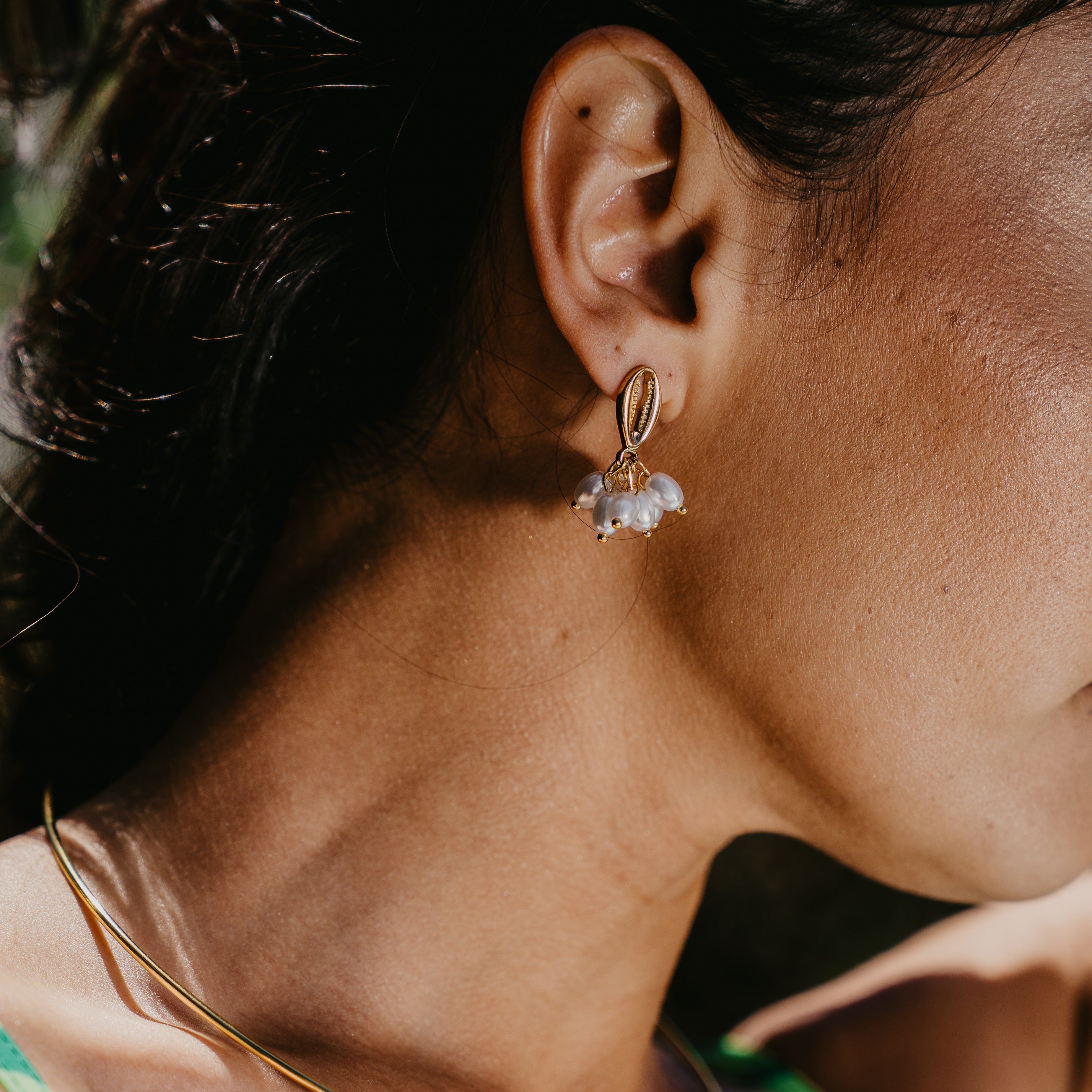 MYKONOS PEARL EARRINGS