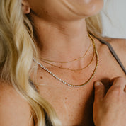 KINETIC TRIPLE LAYERED NECKLACE