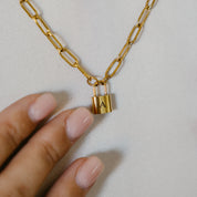 PERSONALISED PADLOCK NECKLACE (READY IN 4 DAYS)