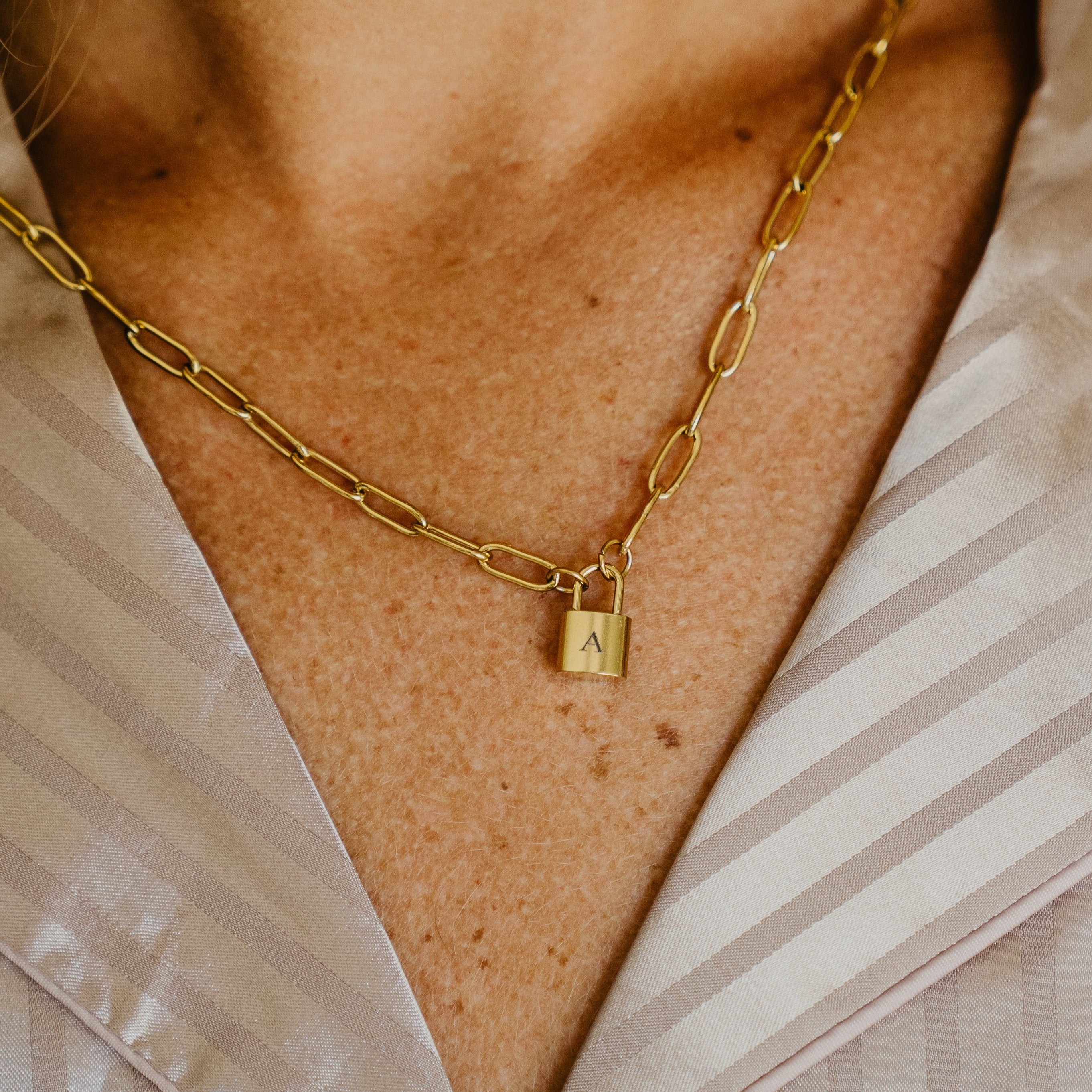 PERSONALISED PADLOCK NECKLACE (READY IN 4 DAYS)