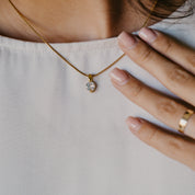 MEREILLE CZ STONE NECKLACE