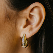 ALEXANDRA CZ TEARDROP STUDS