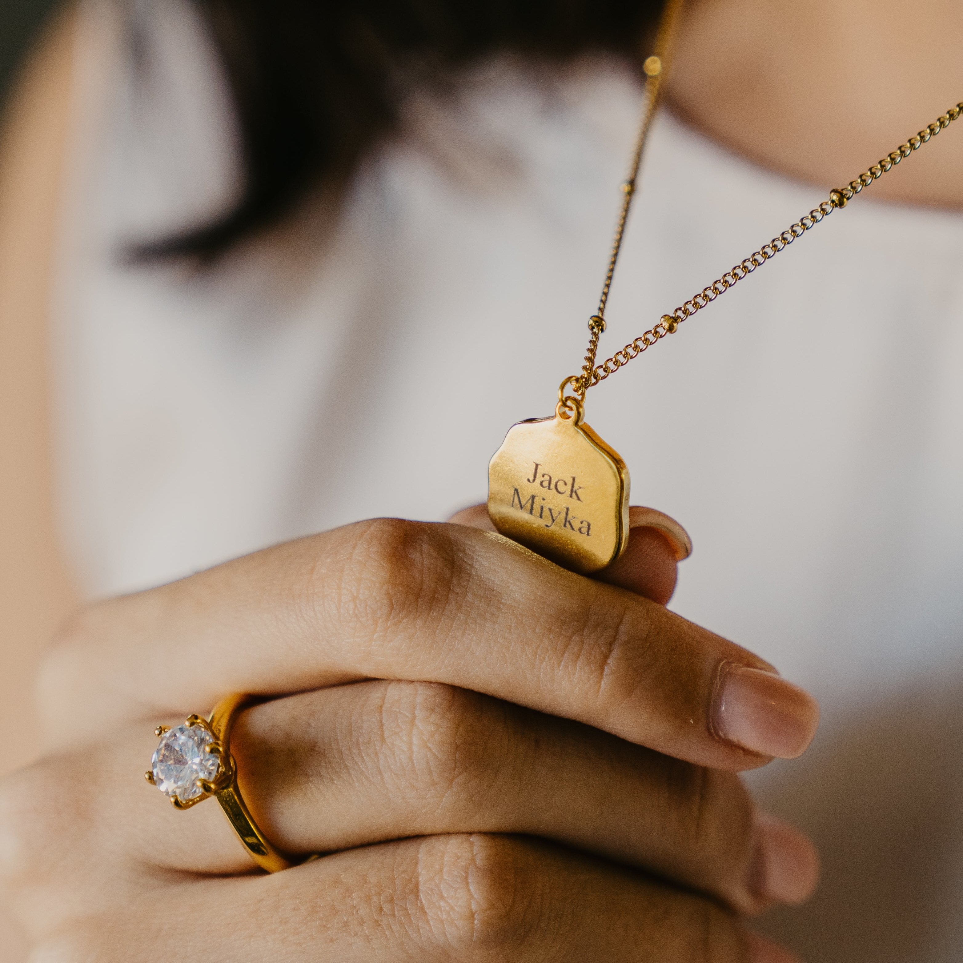 PERSONALISED HAND AND FOOTPRINT NECKLACE (READY IN 4 DAYS)