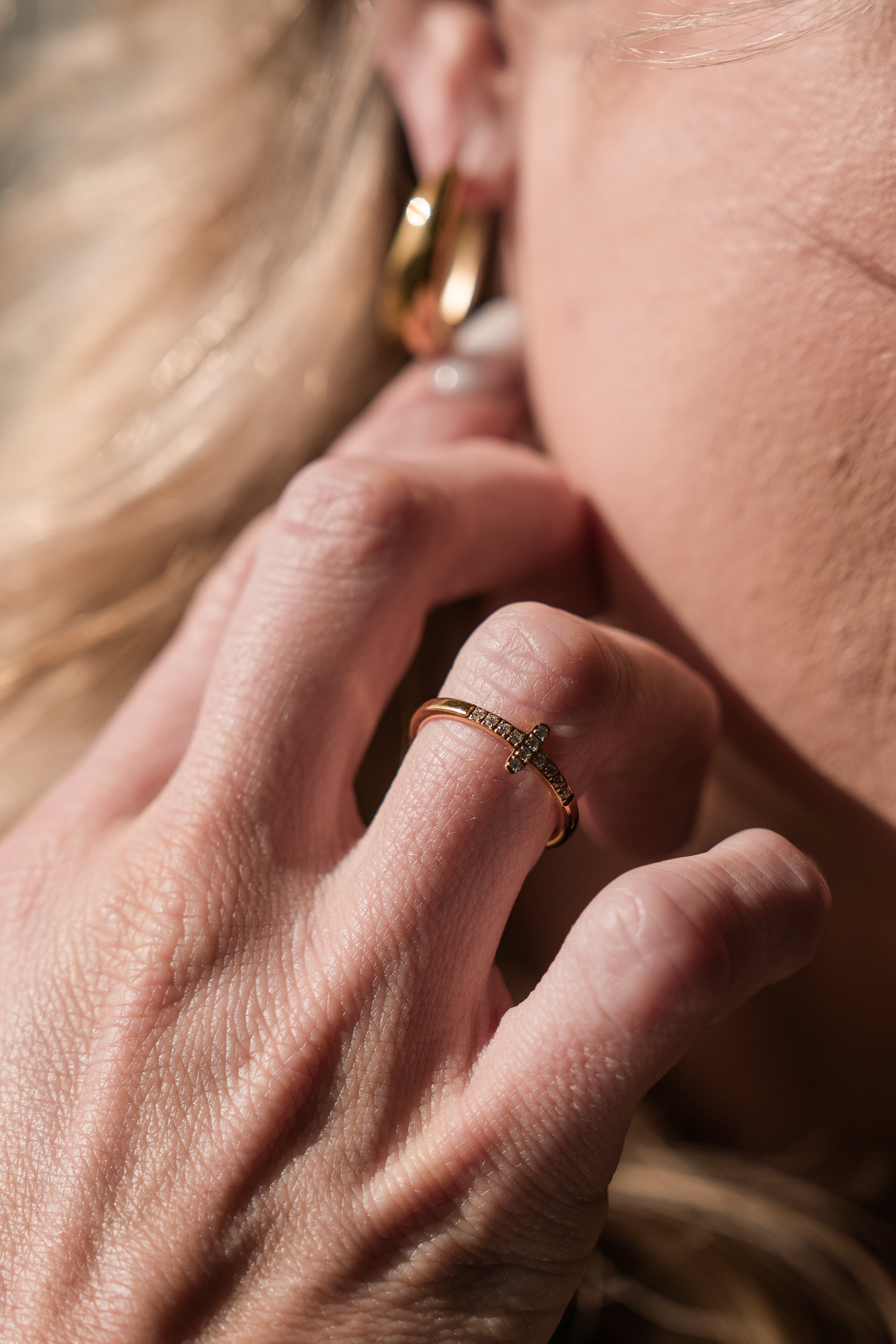 IMPACT CZ CROSS RING