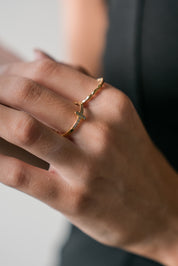 IMPACT CZ CROSS RING