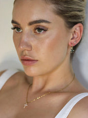 GRACE CZ CROSS NECKLACE
