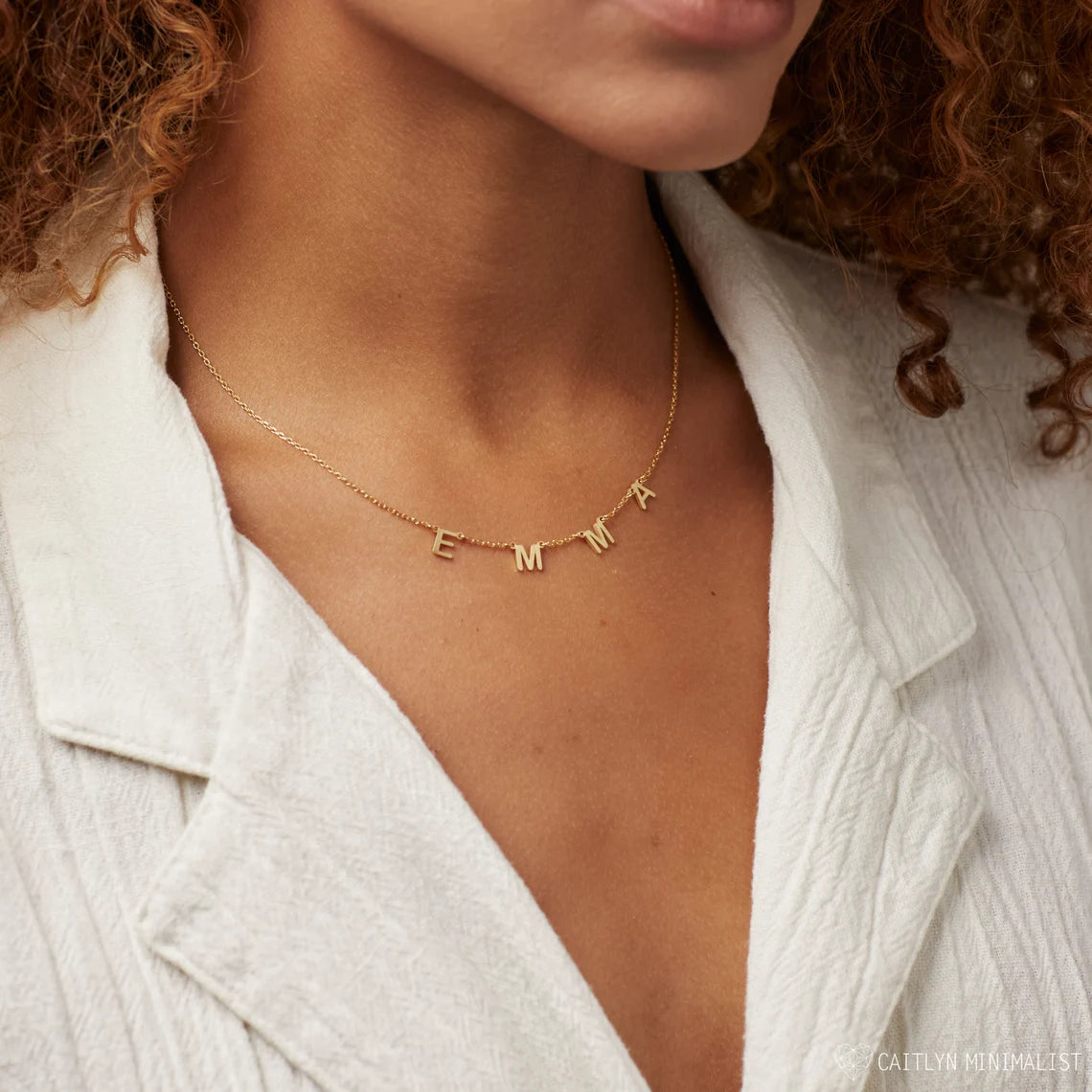 PERSONALISED INITIAL NECKLACE (READY IN 5 WEEKS)