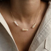 PERSONALISED MULTIPLE NAMES NECKLACE (READY IN 5 WEEKS)