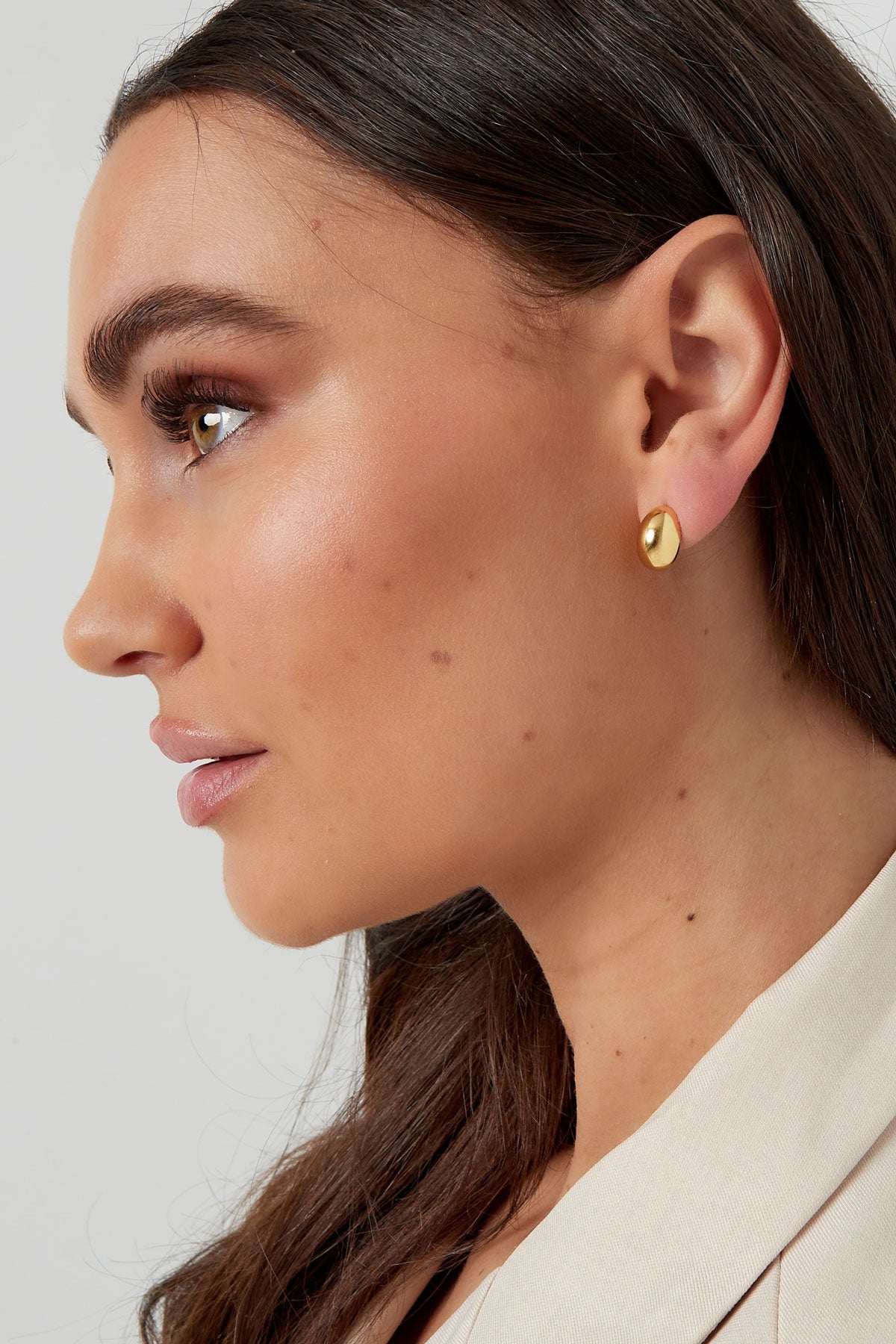 Premium Gold Button Studs - Water & Tarnish Proof