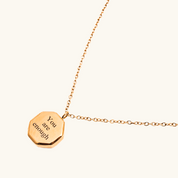 Personalised Hexagon Necklace - Water & Tarnish Proof (Ready in 4 days!)