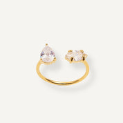 CINDY CUBIC ZIRCONIA ADJUSTABLE RING