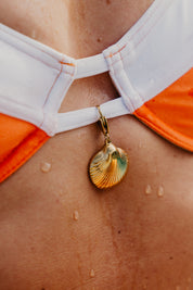 Seashell Bikini Charm - Water & Tarnish Proof