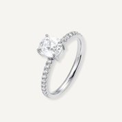 SILVER 0,5CT AAA-GRADE CUBIC ZIRCONIA RING