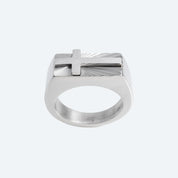 HOMME MENS CROSS RING