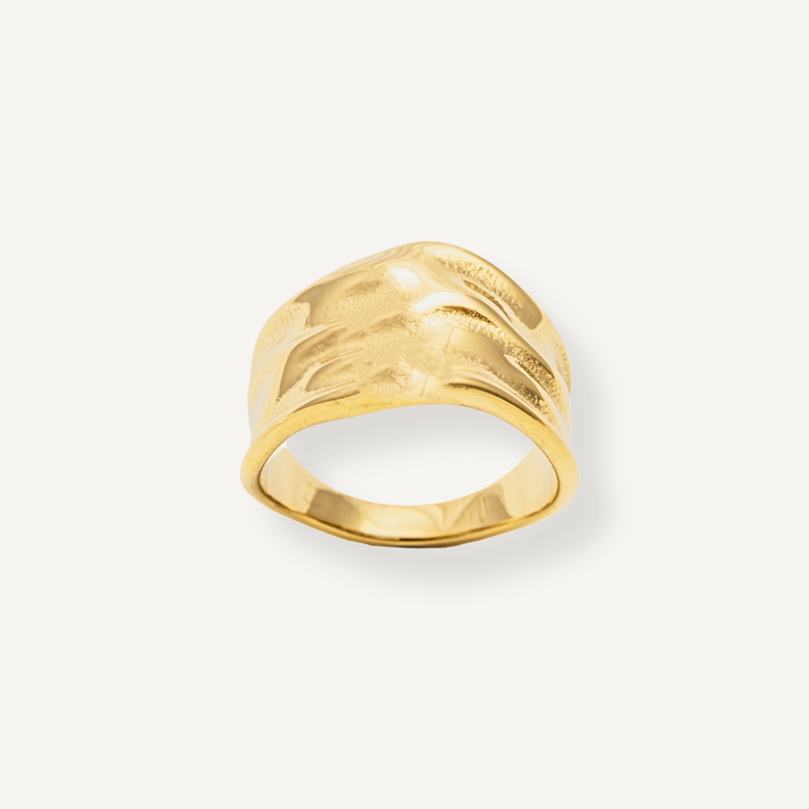 AALIYAH TEXTURED RING
