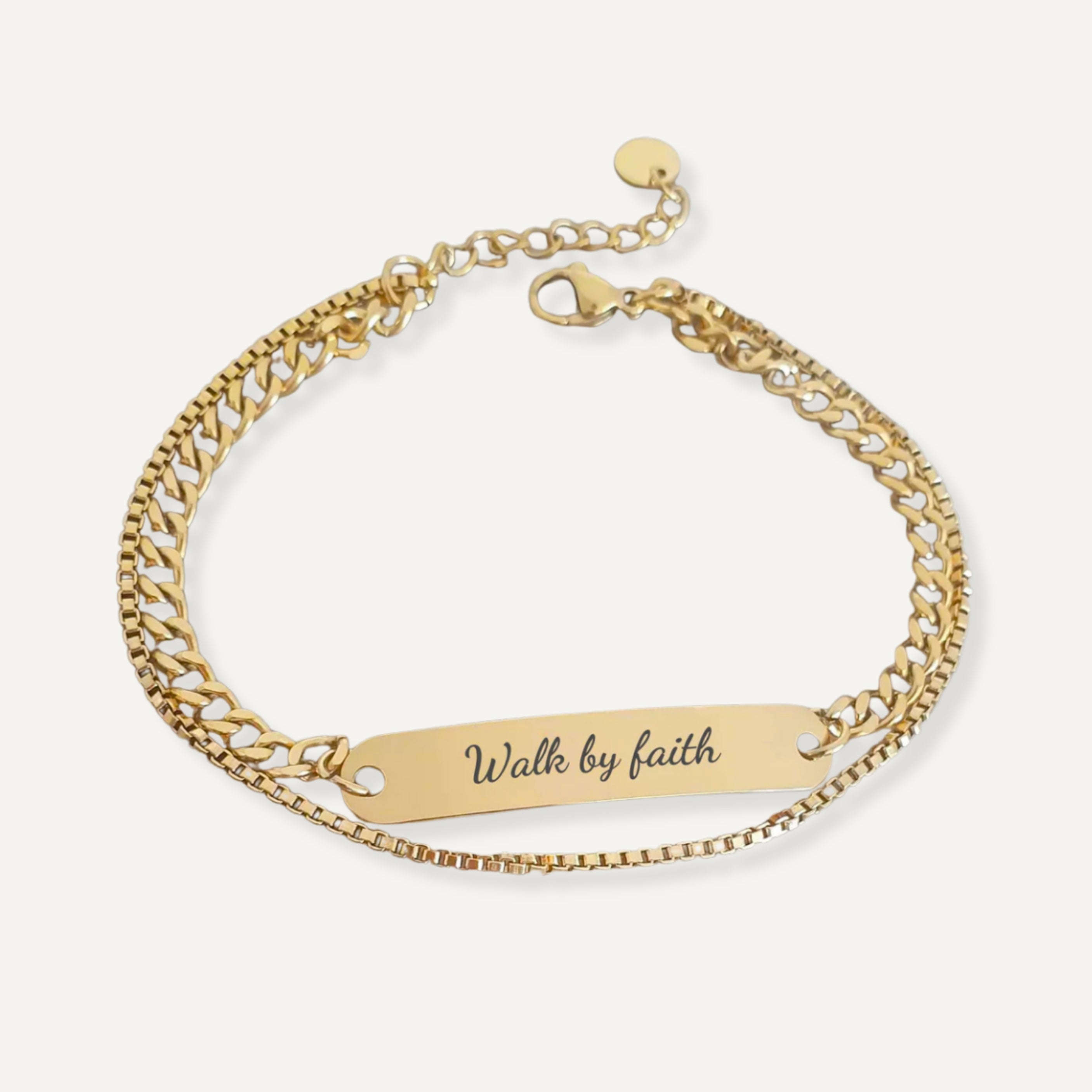 PERSONALISED LAYERED BRACELET (READY IN 4 DAYS)