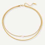 CHELSEA LAYERED PEARL NECKLACE