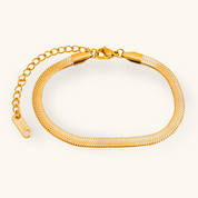 Jagger Herringbone Bracelet - Water & Tarnish Proof