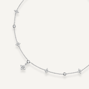 SILVER ARABELLA CUBIC ZIRCONIA NECKLACE