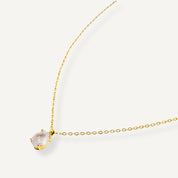 CHARLOTTE 1CT CZ STONE NECKLACE
