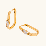 Valerie CZ Hoops - Water & Tarnish Proof