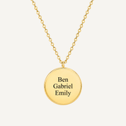PERSONALISED CUBIC ZIRCONIA TREE OF LIFE NECKLACE (FREE ENGRAVING)