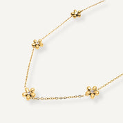 KATE CZ FLOWER NECKLACE
