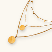 Marigold Layered Necklace - Water & Tarnish Proof