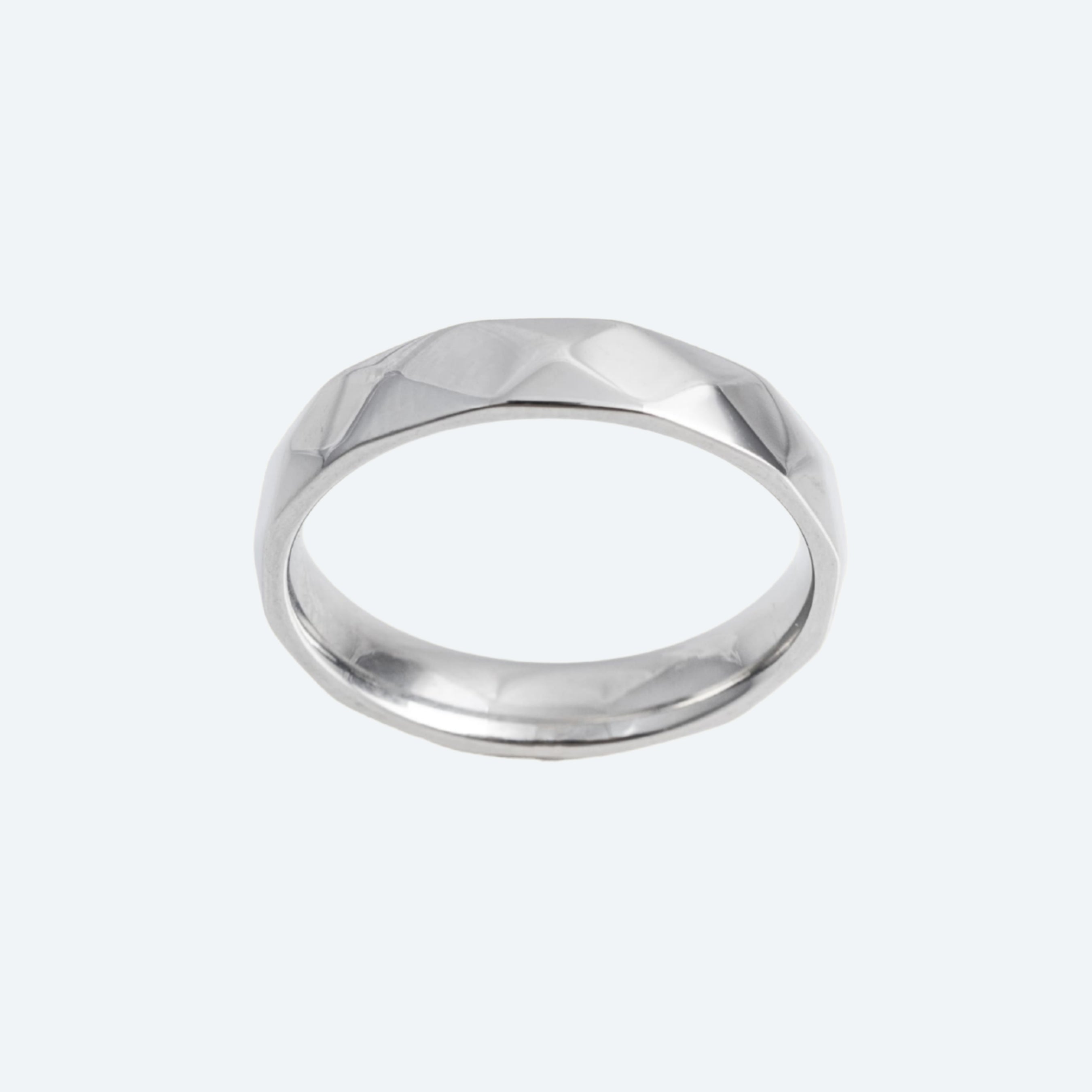 HOMME MENS TEXTURED RING