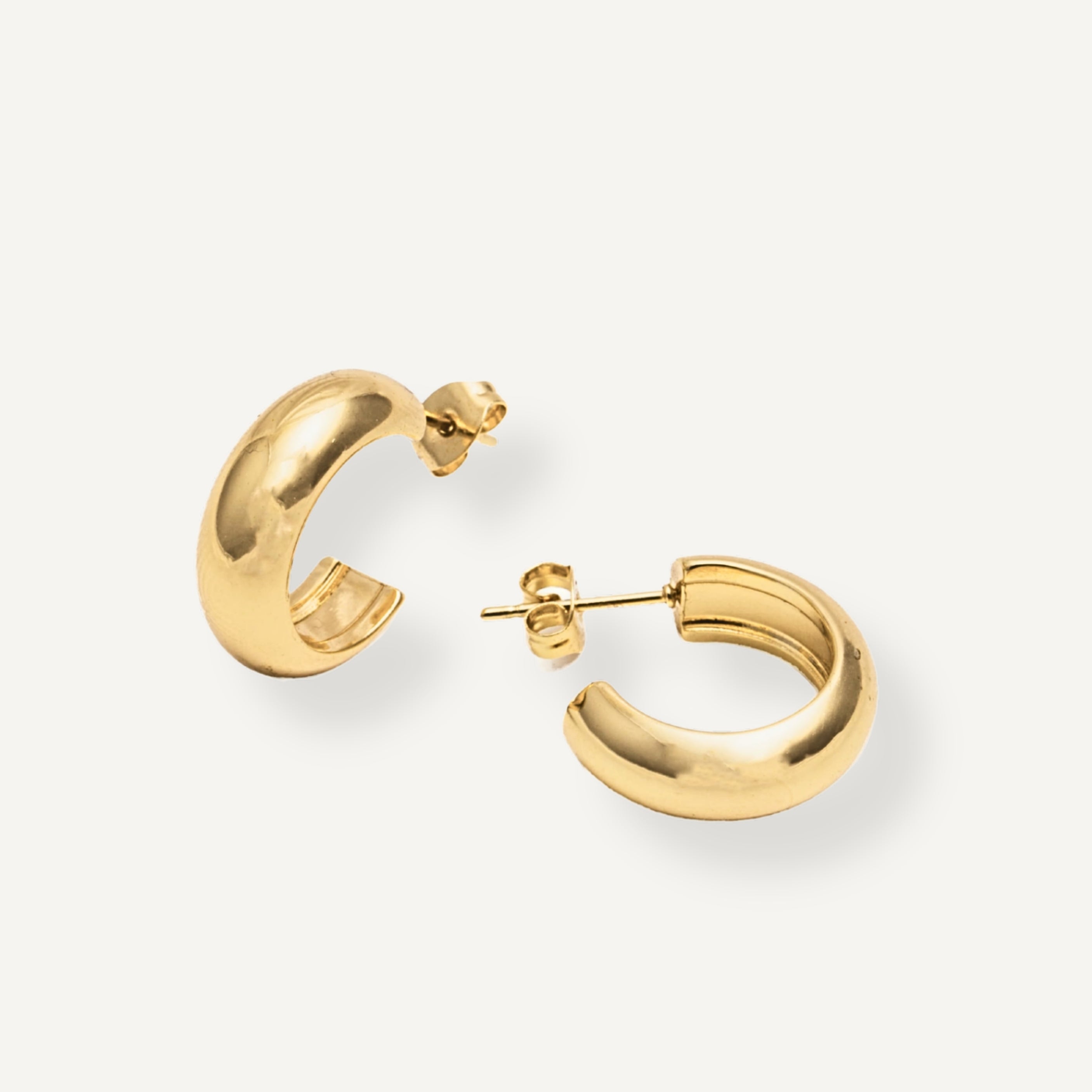 HALLE GOLD HOOPS