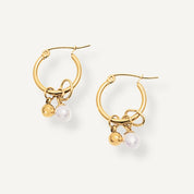 JULIA PEARL DANGLE HOOPS