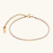 Everleigh CZ Tennis Bracelet - Water & Tarnish Proof