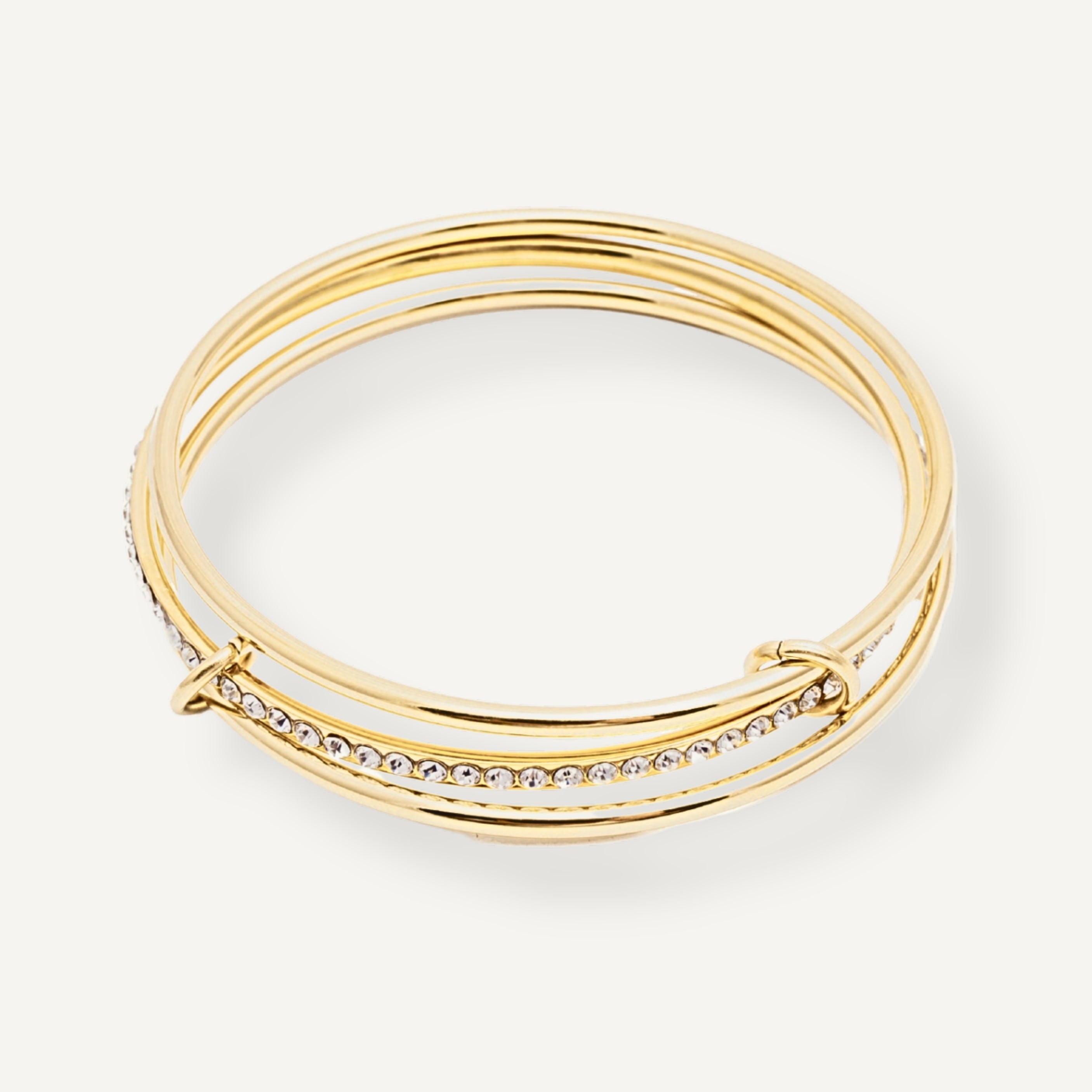 Crested Bangle Set