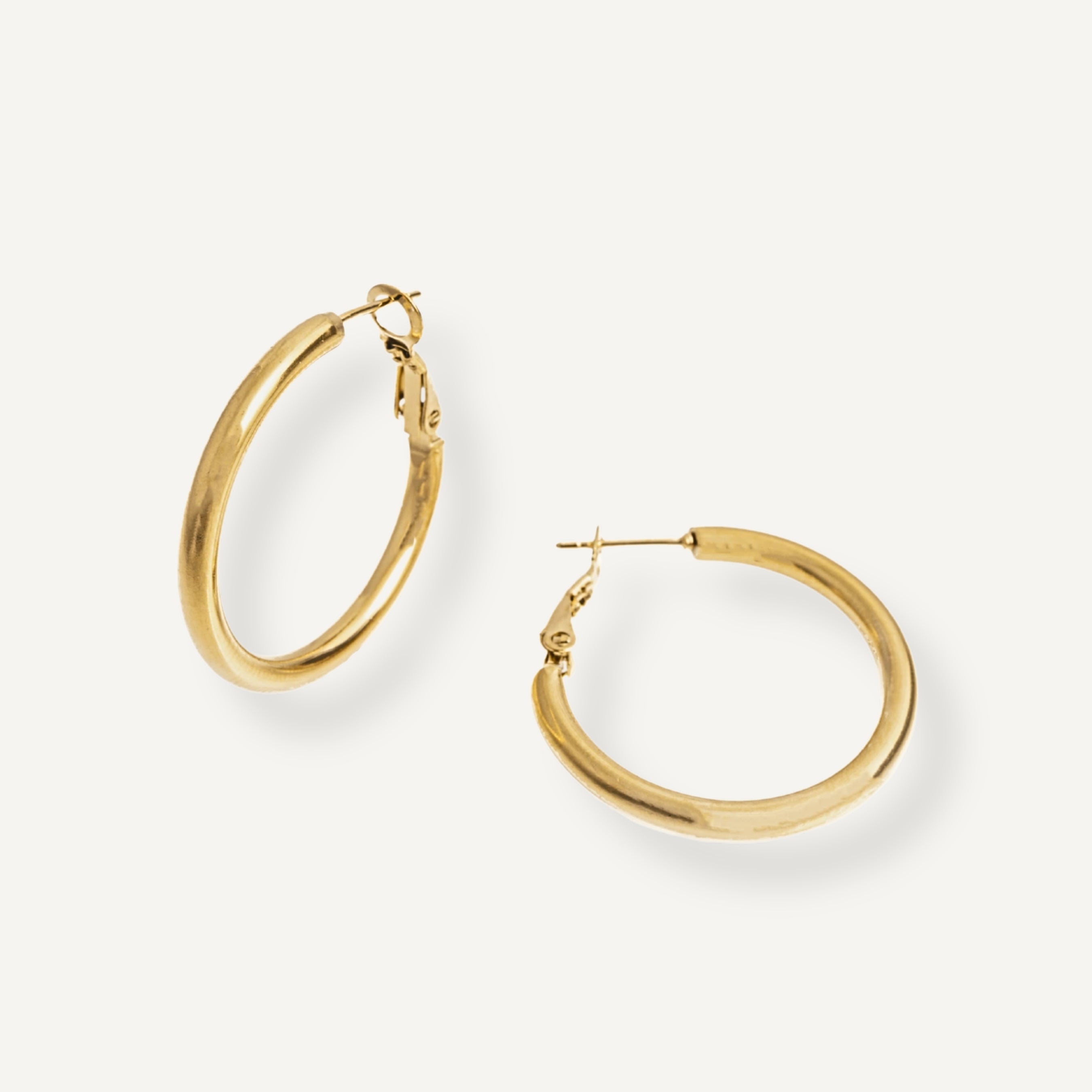 ELISE GOLD HOOPS