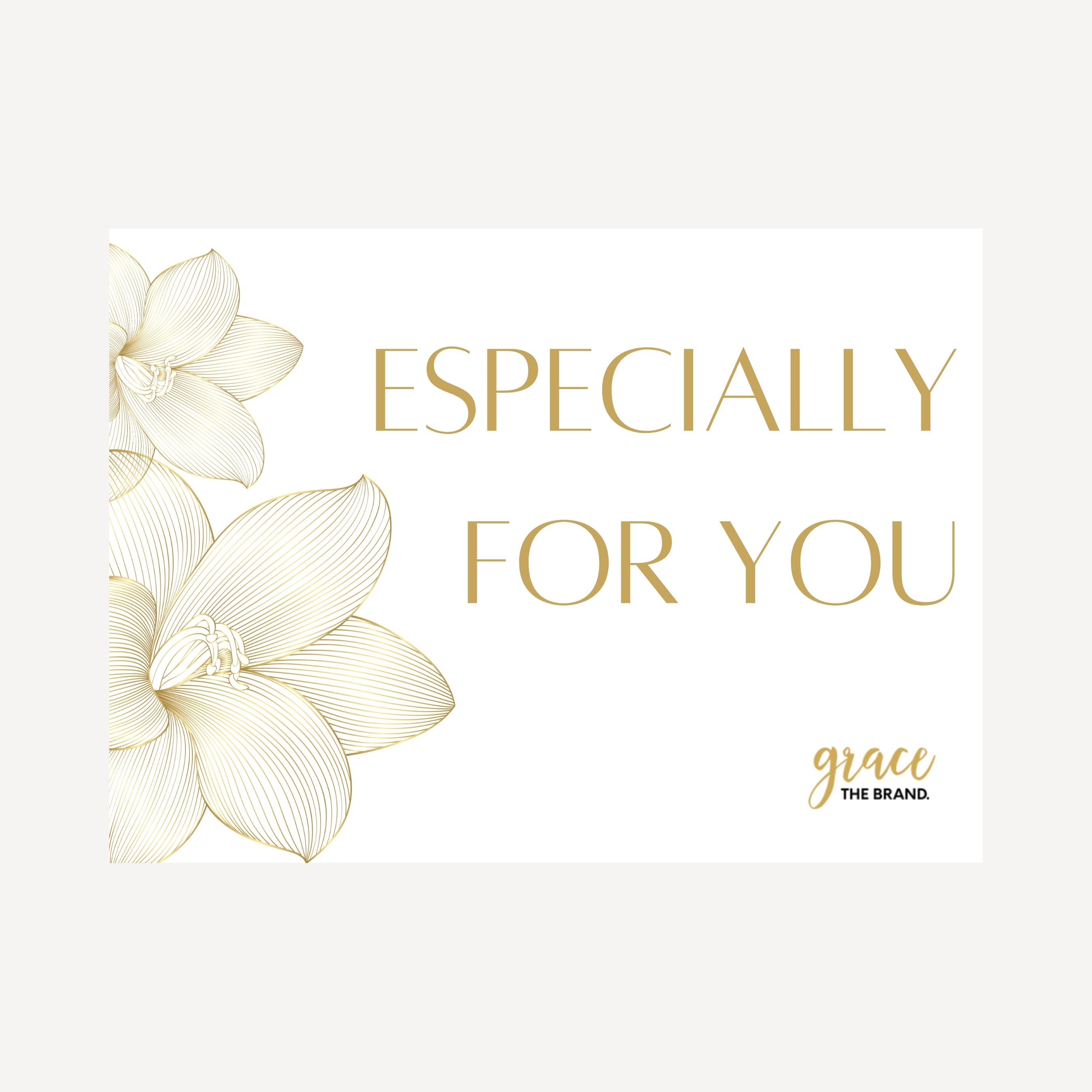 Especially for you Card