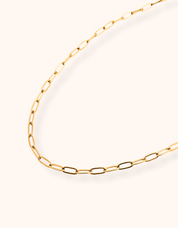 Ezra Paperclip Necklace - Water & Tarnish Proof