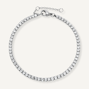 SILVER CLASSIC TENNIS BRACELET