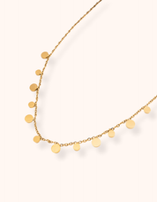 Carly Disc Necklace - Water & Tarnish Proof