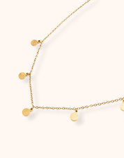 Valentina Disc Necklace - Water & Tarnish Proof